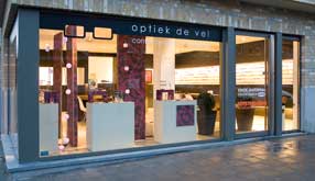 Etalage Optiek De Vel